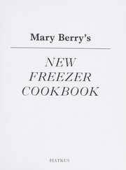 Cover of: Mary Berry's new freezer cookbook.