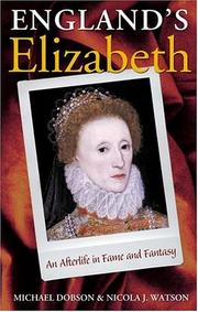 England's Elizabeth by Michael Dobson
