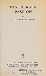 Cover of: Partners in passion by Rosemary Carter