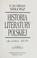 Cover of: Historia literatury polskiej do roku 1939