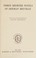 Cover of: Three shorter novels of Herman Melville
