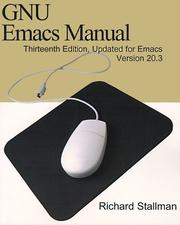 Cover of: Gnu Emacs Manual by Richard M. Stallman