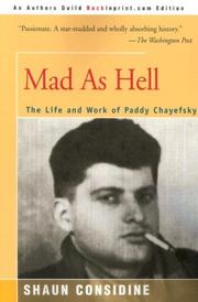 Cover of: Mad As Hell | Shaun Considine