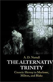 The alternative trinity by Nuttall, A. D.