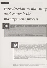 Cover of: Strategic marketing management 1996-97: planning and control, analysis and decision