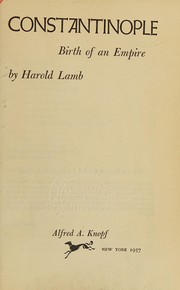 Cover of: Constantinople by Harold Lamb