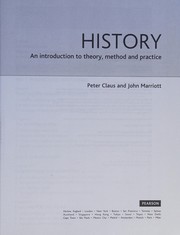 Cover of: History: an introduction to theory, method and practice
