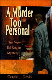 Cover of: A Murder Too Personal: The New Ed Rogan Mystery (Ed Rogan Mysteries)