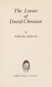 Cover of: The lovers of David Christian