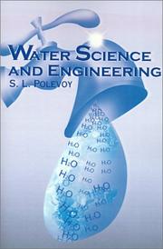Cover of: Water Science and Engineering | S. L. Polevoy