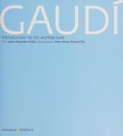 Cover of: Gaudí by Juan Eduardo Cirlot