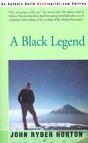 Cover of: A Black Legend