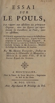 Cover of: Essai sur les pouls by Henri Fouquet