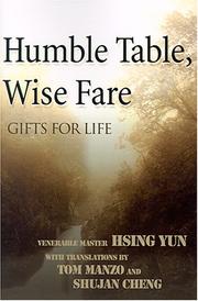 Cover of: Humble Table, Wise Fare by Hsing Yun