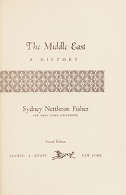 Cover of: The Middle East, a history.
