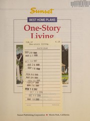 Cover of: One-Story Living (Best Home Plans)