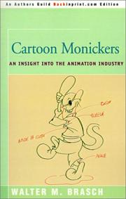 Cover of: Cartoon Monickers by Walter M. Brasch