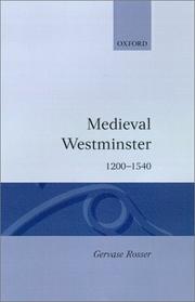 Cover of: Medieval Westminster, 1200-1540