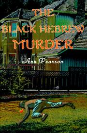Cover of: The Black Hebrew Murder by Ann Pearson