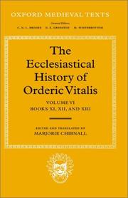 Cover of: The ecclesiastical history of Orderic Vitalis by Ordericus Vitalis