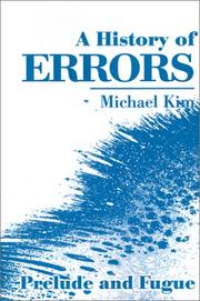 Cover of: A History of Errors: Prelude and Fugue
