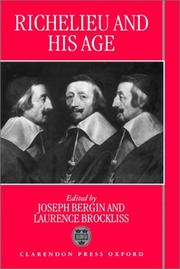 Cover of: Richelieu and his age