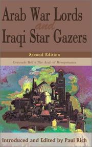 Cover of: Arab War Lords and Iraqi Star Gazers: Gertrude Bell's the Arab of Mesopotamia