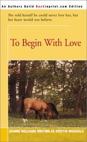 Cover of: To Begin With Love