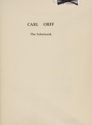 Cover of: Carl Orff/documentation, his life and works: an eight volume autobiography of Carl Orff