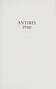 Cover of: Antibes 1950: a novel