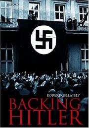 Backing Hitler by Robert Gellately