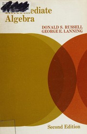 Cover of: Intermediate algebra by Donald S. Russell