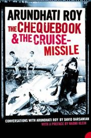 Cover of: The Chequebook and the Cruise Missile by Arundhati Roy, David Barsamian
