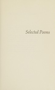 Cover of: New and selected poems.