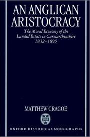 An Anglican aristocracy by Matthew Cragoe