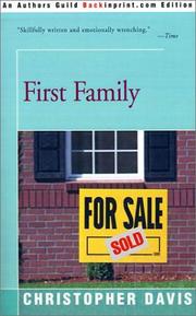 Cover of: First Family by Christopher Davis