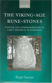 Cover of: The Viking-Age Rune-Stones: Custom and Commemoration in Early Medieval Scandinavia