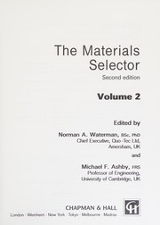 Cover of: The materials selector by edited by Norman A. Waterman and Michael F. Ashby.