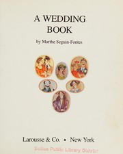Cover of: A wedding book