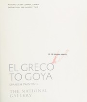 Cover of: El Greco to Goya: Spanish painting