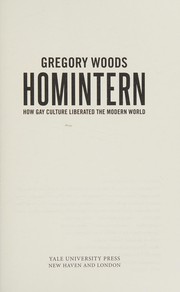 Cover of: Homintern by Gregory Woods