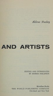 On art and artists by Aldous Huxley