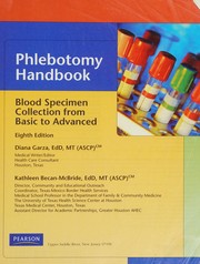 Cover of: Phlebotomy handbook by Diana Garza