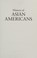 Cover of: History of Asian Americans
