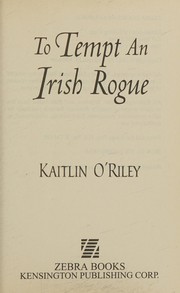 Cover of: To tempt an Irish rogue