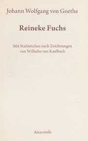 Cover of: Reineke Fuchs
