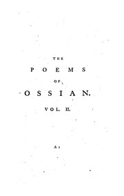 Cover of: The Poems of Ossian by James Macpherson, Hugh Blair