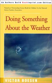 Cover of: Doing Something About the Weather