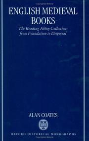 Cover of: English medieval books: the Reading Abbey collections from foundation to dispersal