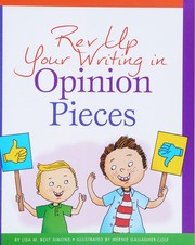 Cover of: Rev up Your Writing in Opinion Pieces